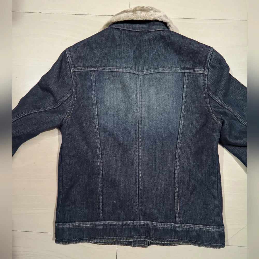 Basic house denim jacket inside golden woollen Korea size S 95 ( 1 gift 🎁) - Picture 5 of 9
